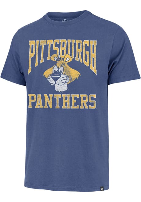 Pitt Panthers Blue 47 Big Ups Franklin Short Sleeve Fashion T Shirt