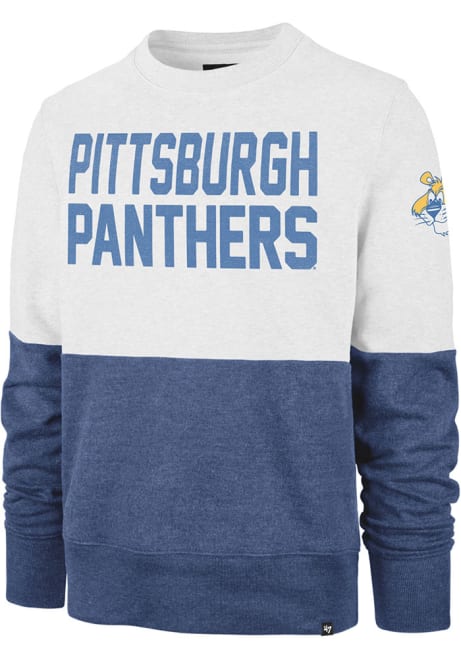 Mens Pitt Panthers White 47 Rush House Gibson Fashion Sweatshirt