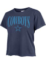Dallas Cowboys Womens 47 Tubular T-Shirt - Navy Blue