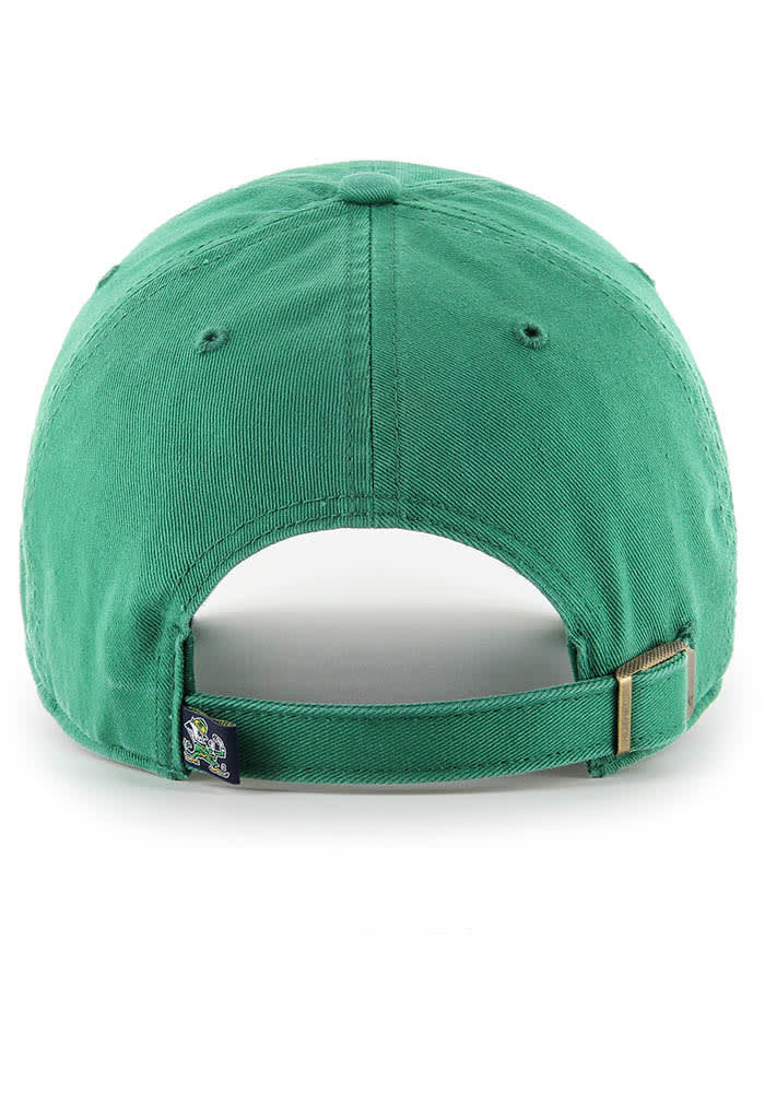 47 Notre Dame Fighting Irish GREEN Vintage Clean Up Adjustable Hat