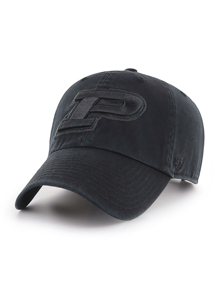 47 Purdue Boilermakers Tonal Clean Up Adjustable Hat Black