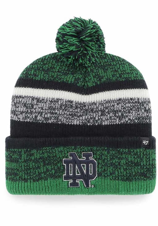 Notre Dame Fighting Irish 47 NAVY Northward Cuff Pom Knit Hat