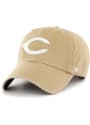 Cincinnati Reds 47 Chambray UV Clean Up Adjustable Hat - Khaki