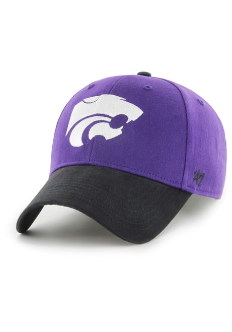 K-State Wildcats 47 Short Stack 2T MVP Youth Adjustable Hat - Purple