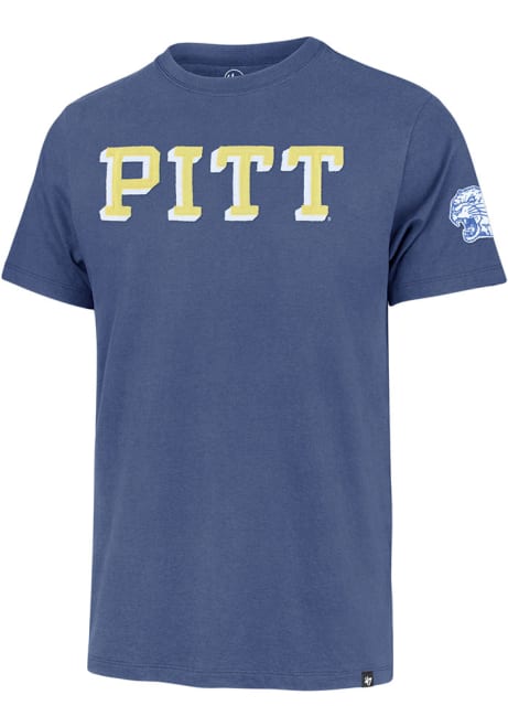 Pitt Panthers Blue 47 Franklin Fieldhouse Wordmark Short Sleeve Fashion T Shirt