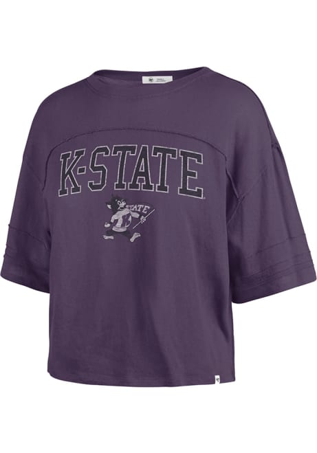K-State Wildcats Purple 47 Stevie Short Sleeve T-Shirt