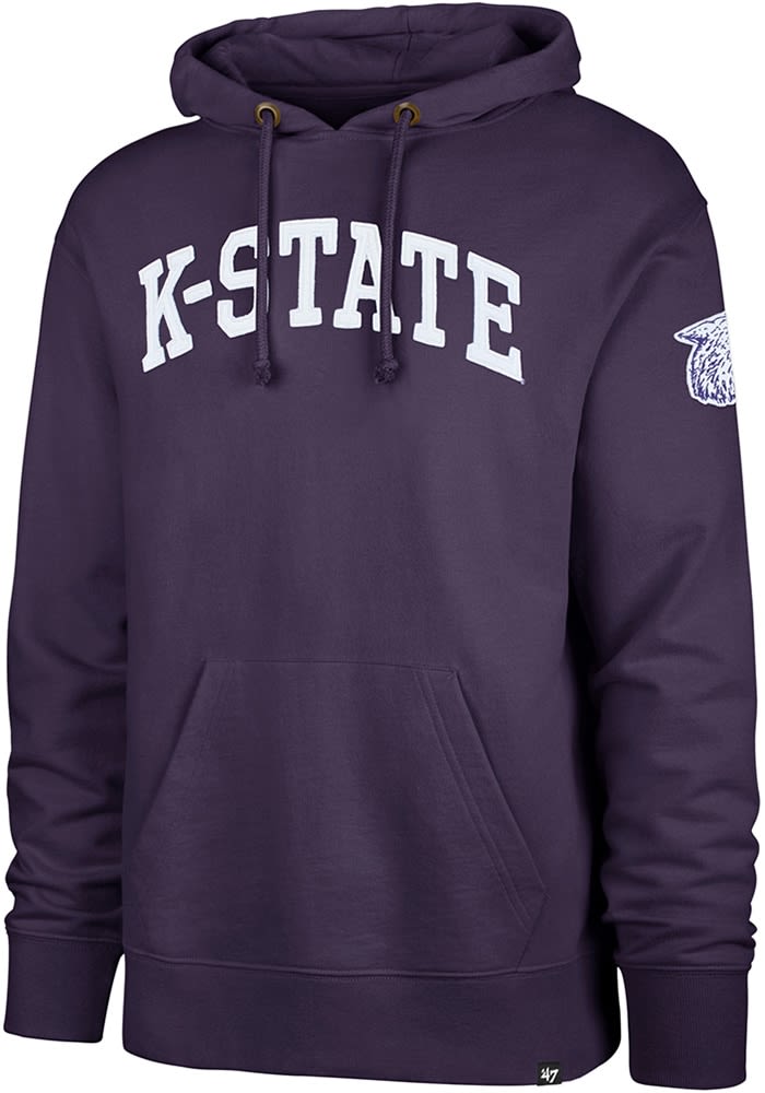 47 Mens PURPLE K-State Wildcats Striker Hoodie - 48014738