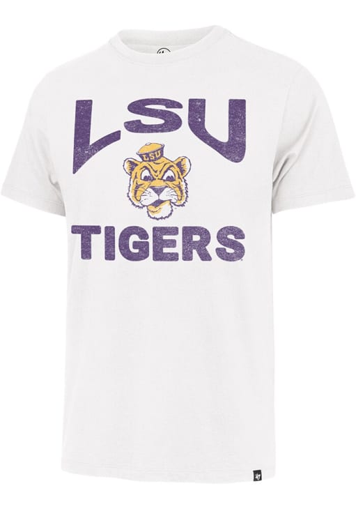 47 LSU Tigers White Fan Out Franklin Short Sleeve Fashion T Shirt