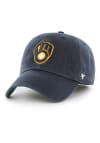 Main image for 47 Milwaukee Brewers Mens Navy Blue Franchise Fitted Hat