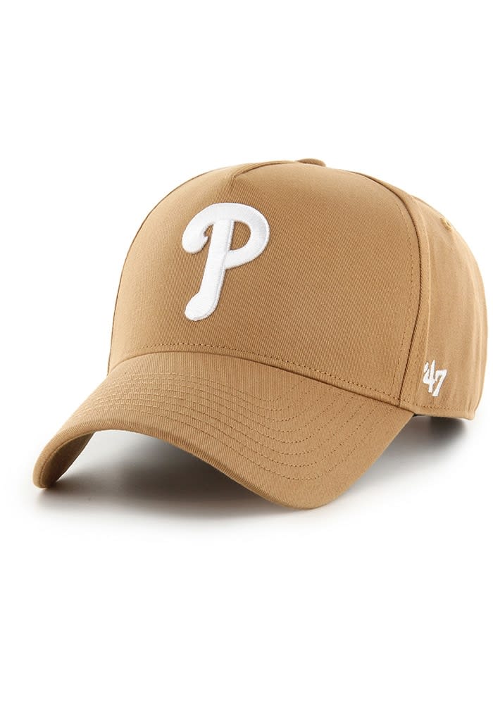47 Philadelphia Phillies TAN Ballpark DT MVP Adjustable Hat - 48015419