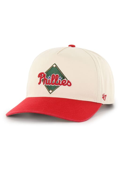 47 Philadelphia Phillies Base Knock Hitch Adjustable Hat - Tan