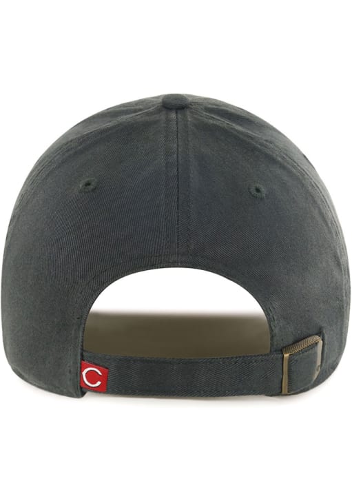 47 Cincinnati Reds Clean Up Adjustable Hat - Charcoal