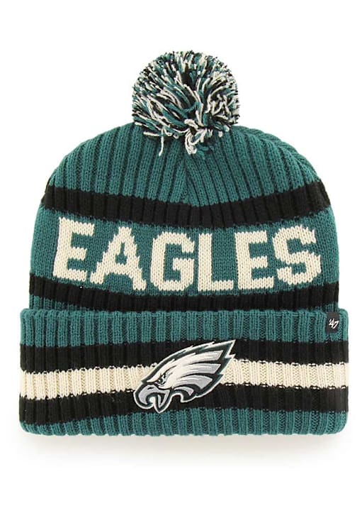 Philadelphia Eagles 47 MIDNIGHTGREEN Bering Cuff Knit Hat 48015724