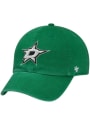 Dallas Stars 47 Clean Up Adjustable Hat - Green