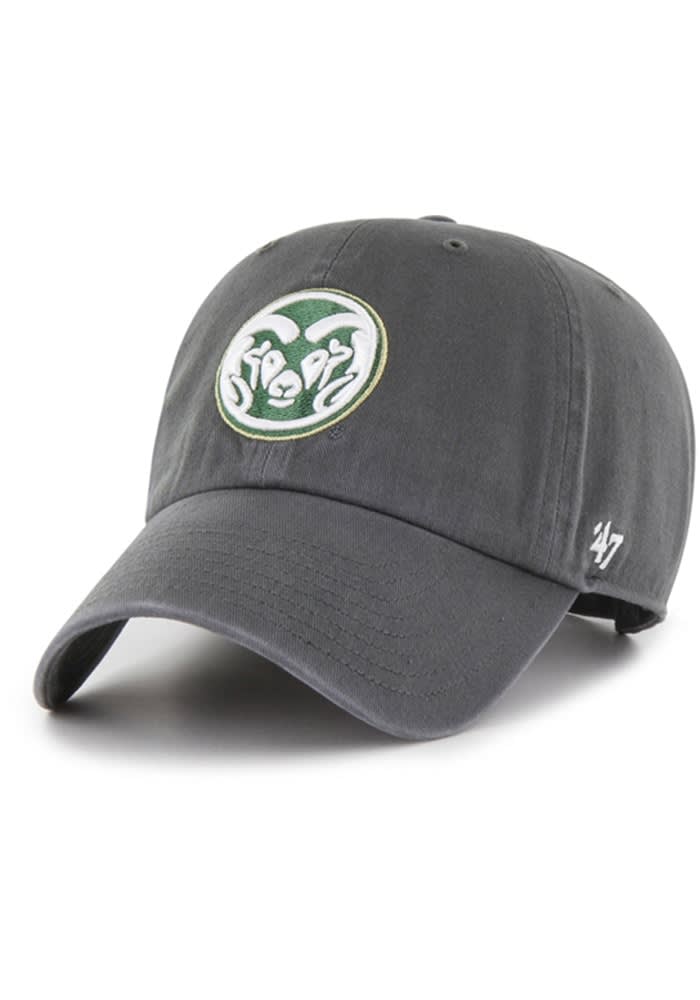 47 Colorado State Rams CHARCOAL Clean Up Adjustable Hat - 48015967