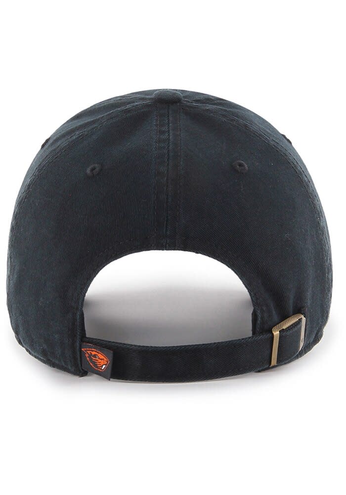 47 Oregon State Beavers BLACK Clean Up Adjustable Hat - 48016179