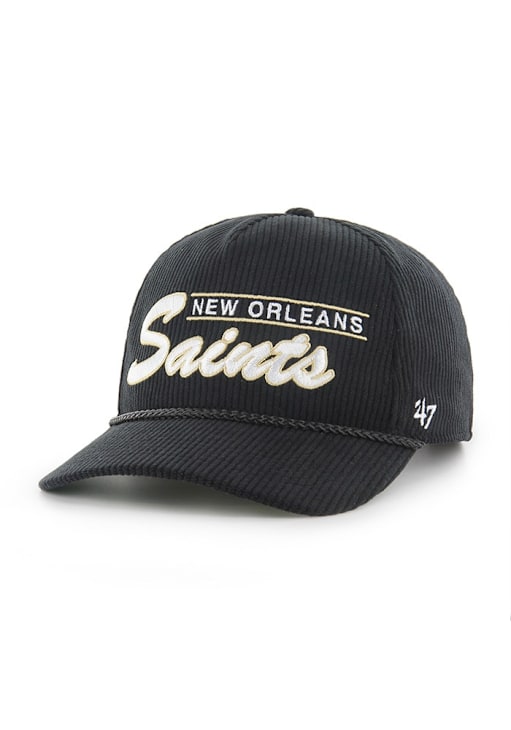 47 New Orleans Saints BLACK Double Header Corduroy Hitch