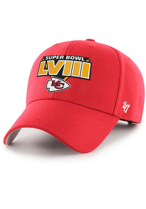 47 Brand Kansas City Chiefs Clean Up Adjustable Hat - Red