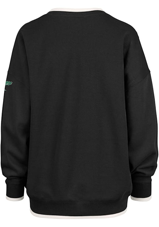 47 Philadelphia Eagles Womens Black Clubhouse Daze Crew Sweatshirt
