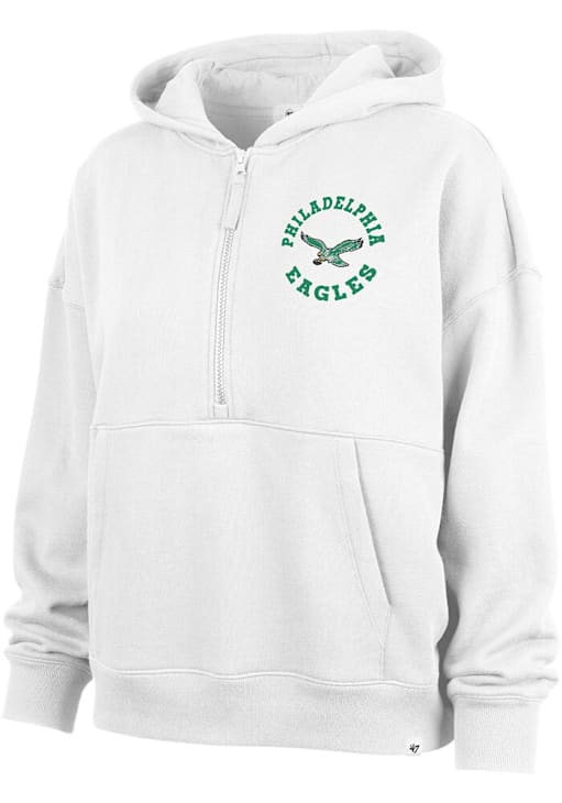 47 Philadelphia Eagles Womens Fade Away Hoodie WHITE