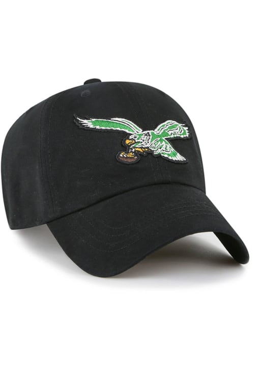47 Philadelphia Eagles Black Miata Clean Up Womens Adjustable Hat