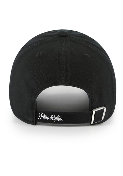 47 Philadelphia Eagles Black Retro Sparkle 47 Clean Up Womens Adjustable Hat