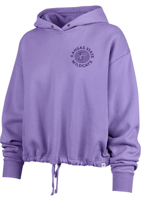 Womens K-State Wildcats Purple 47 Luminance Venice Hooded Sweatshirt