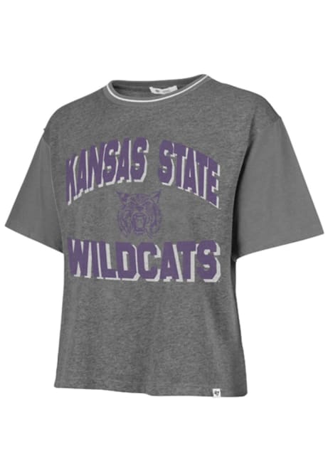 K-State Wildcats Grey 47 Clubhouse Ziggy Short Sleeve T-Shirt