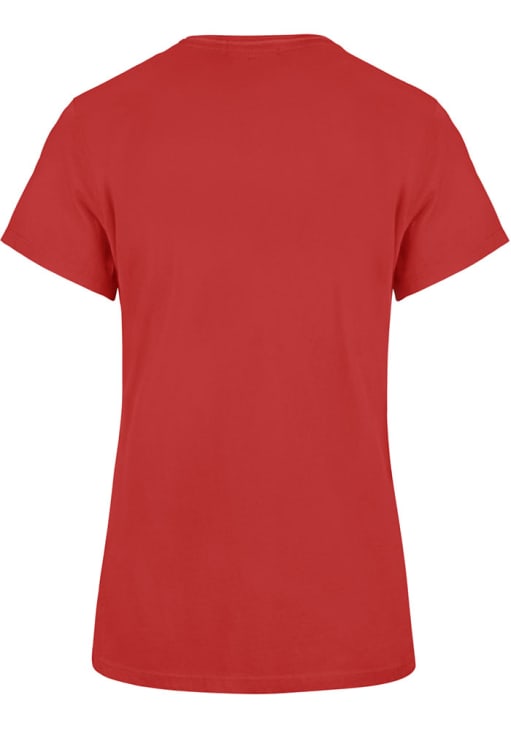 47 Ohio State Buckeyes Womens Red Fresh Start Frankie Short Sleeve T-Shirt