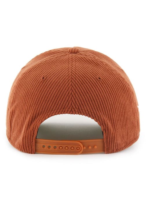 47 Texas Longhorns Double Header Corduroy Hitch Adjustable Hat - Burnt Orange