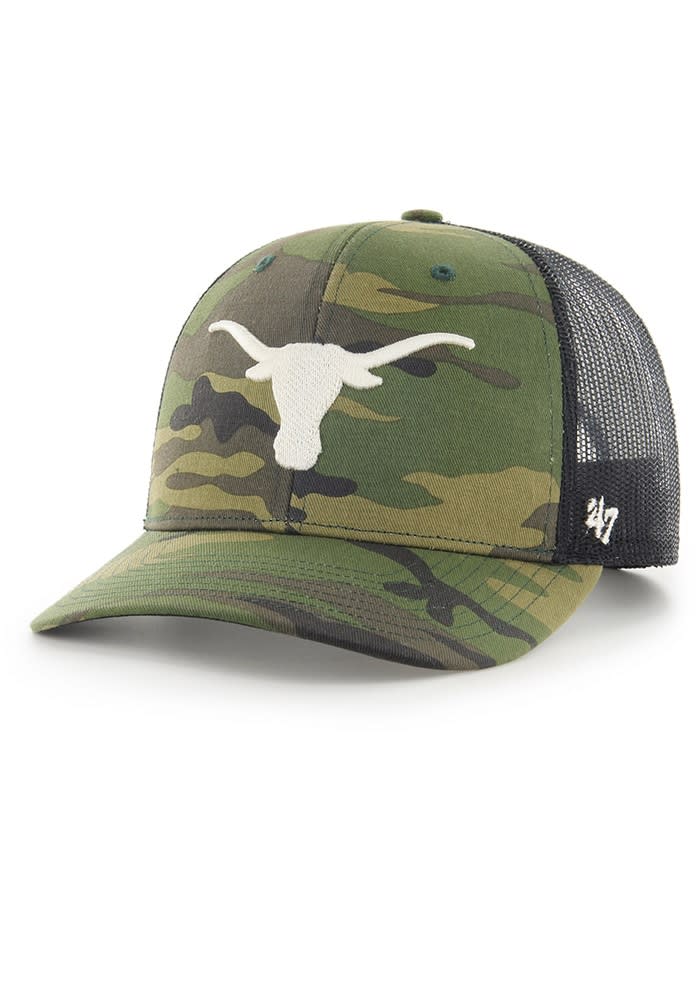 47 Texas Longhorns CAMO Camo Trucker Adjustable Hat - 48017832