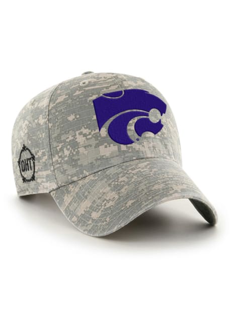 47 Green K-State Wildcats Nilan OHT Clean Up Adjustable Hat