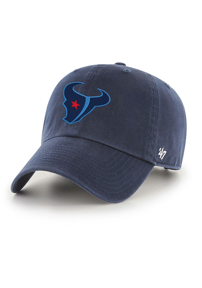 47 Houston Texans NAVY Clean Up Sport Adjustable Hat - 48018173