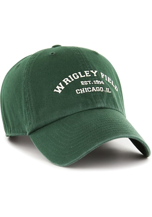 47 Chicago Cubs GREEN Wrigley Field Deuce Clean Up Adjustable Hat