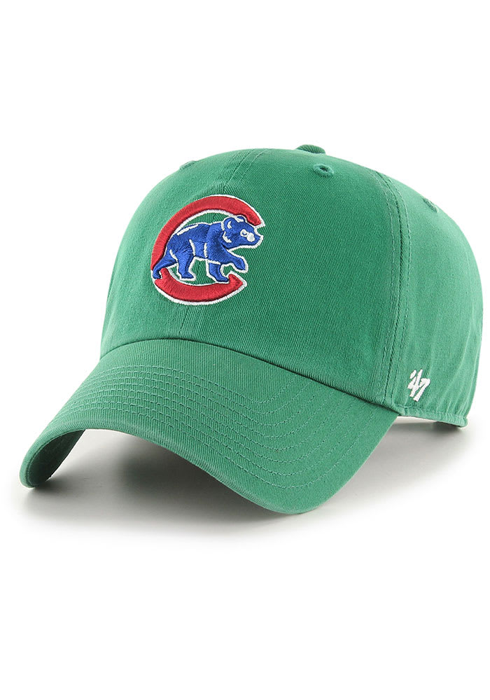47 Chicago Cubs GREEN Clean Up Adjustable Hat - 48018214