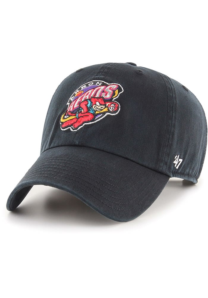 47 Akron RubberDucks Retro Aeros Logo Clean Up Adjustable Hat Black