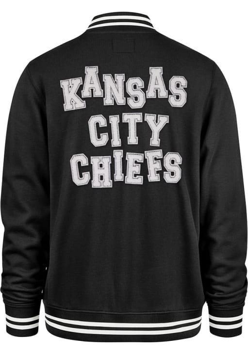 47 Kansas City Chiefs Womens Black Stoney Clover Long Sleeve Track Jacket