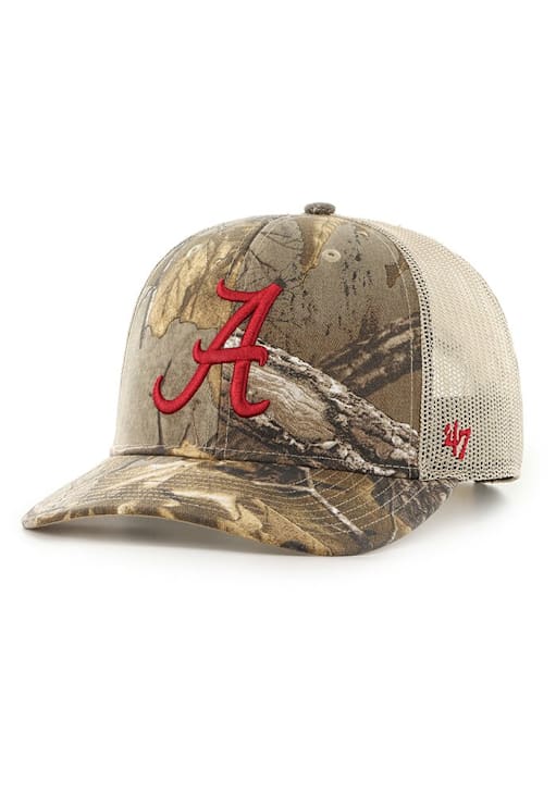 47 Alabama Crimson Tide BROWN REALTREE 47 TRUCKER Adjustable Hat - Main Image
