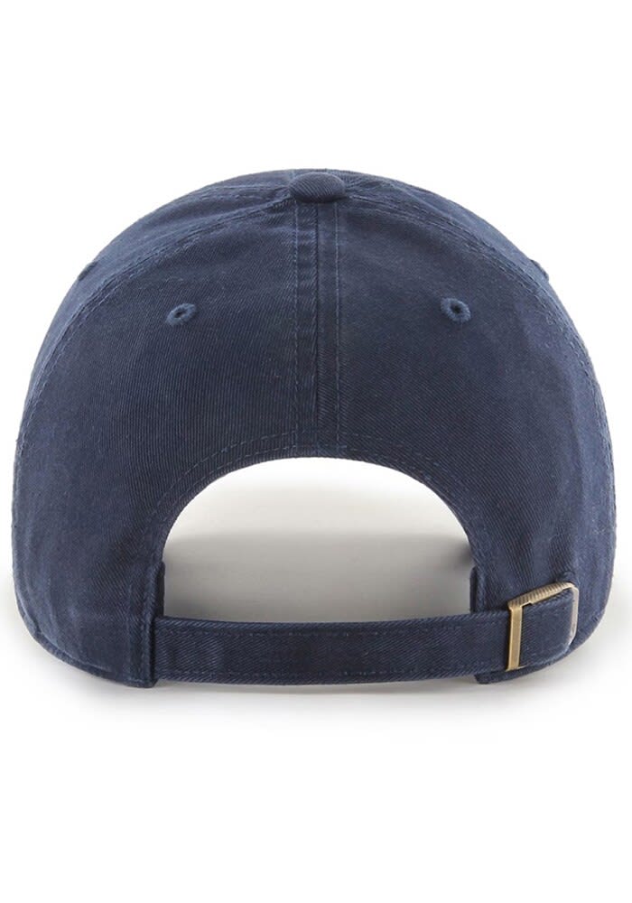 47 Notre Dame Fighting Irish 2024 Lacrosse National Champions Clean Up Adjustable Hat NAVY