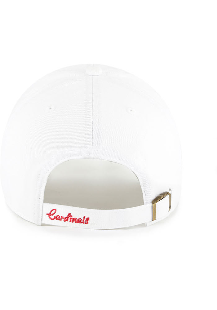 Louisville Cardinals 47 Womens White Sparkle Adjustable Hat - 48018915