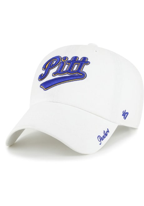 Pitt Panthers 47 Miata Clean Up Womens Adjustable Hat - White