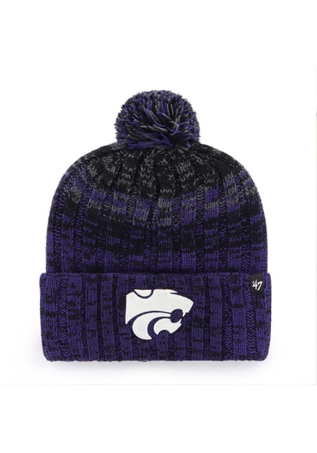 K-State Wildcats 47 Cascade Cuff Youth Youth Knit Hat - Purple