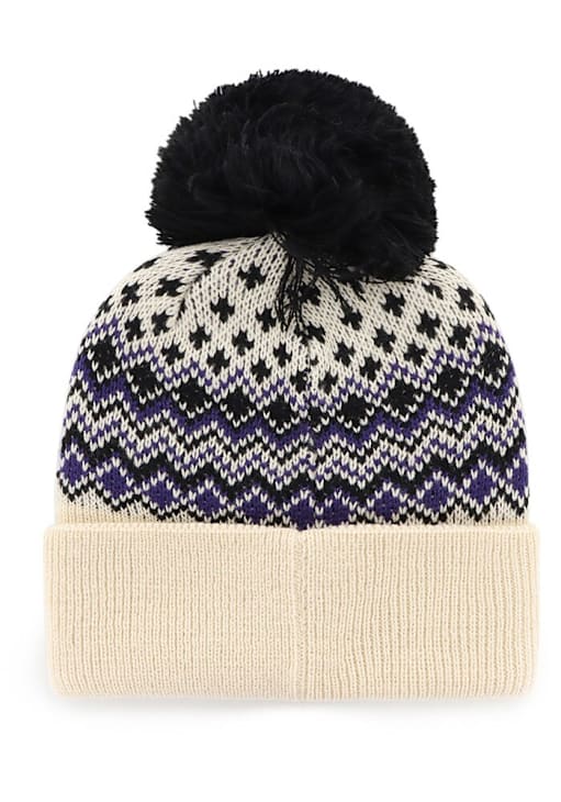 K-State Wildcats 47 CREAM Elsa Cuff Womens Knit Hat 48019016