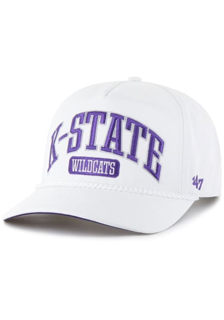 47 White K-State Wildcats Local Arch Hitch Adjustable Hat