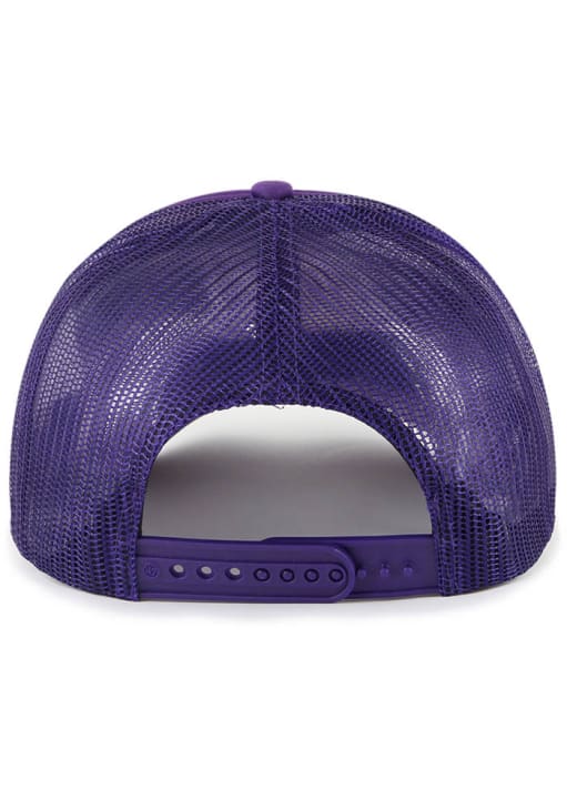 47 TCU Horned Frogs Foam Front Mesh Trucker Adjustable Hat - Purple