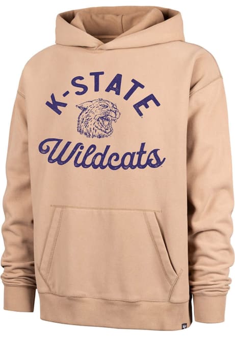 Mens K-State Wildcats Tan 47 Bowline River Long Sleeve Fashion Hood