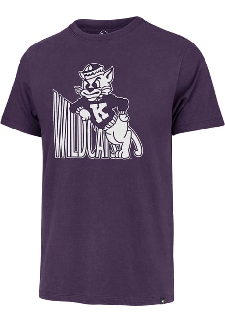 K-State Wildcats Purple 47 Franklin Fieldhouse Design Short Sleeve Fashion T Shirt