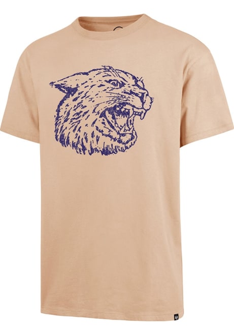 K-State Wildcats Tan 47 Imprint River Short Sleeve Fashion T Shirt