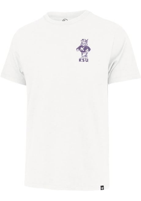 K-State Wildcats White 47 Back to Back Franklin Short Sleeve Fashion T Shirt