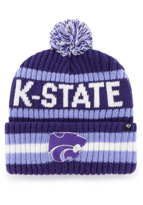 K-State Wildcats 47 Bering Cuff Mens Knit Hat - Purple